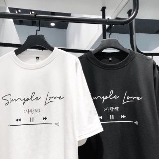 Áo thun bigsize unisex simple love