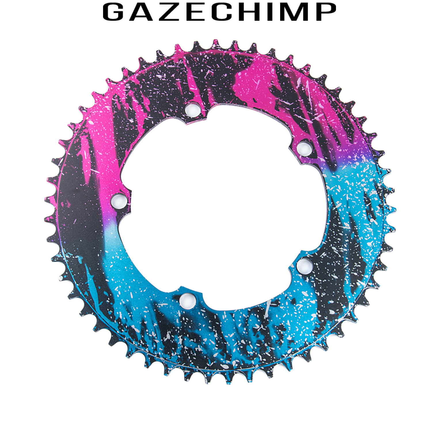 [GAZECHIMP]Bike Chainring Single Speed Road 54T/56T BCD130 Sprocket Refit Chainwheel