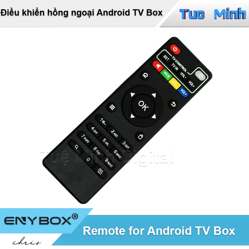 Điều khiển hồng ngoại Remote cho Android TV Box