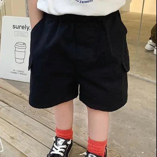 [Khuyến Mãi Bởi Cửa Hàng Tạp Hóa] Quần Lửng Dáng Rộng Mỏng Thời Trang Mùa Hè Dành Cho Bé Trai 8 Tuổi