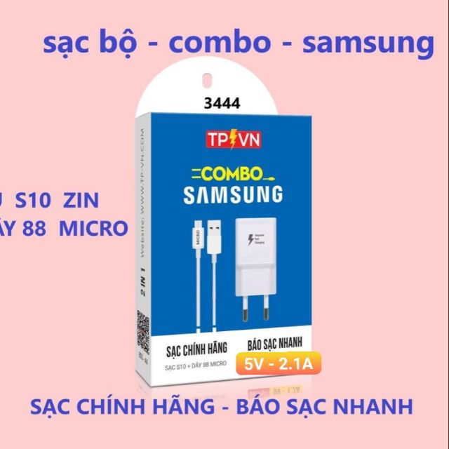 SẠC BỘ - SAMSUNG S10 SẠC NHANH ( chân micro usb )