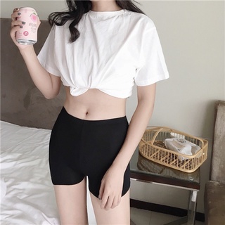 CCVN Quần cotton ngắn màu trơn bảo vệ an toàn khi mặc váy