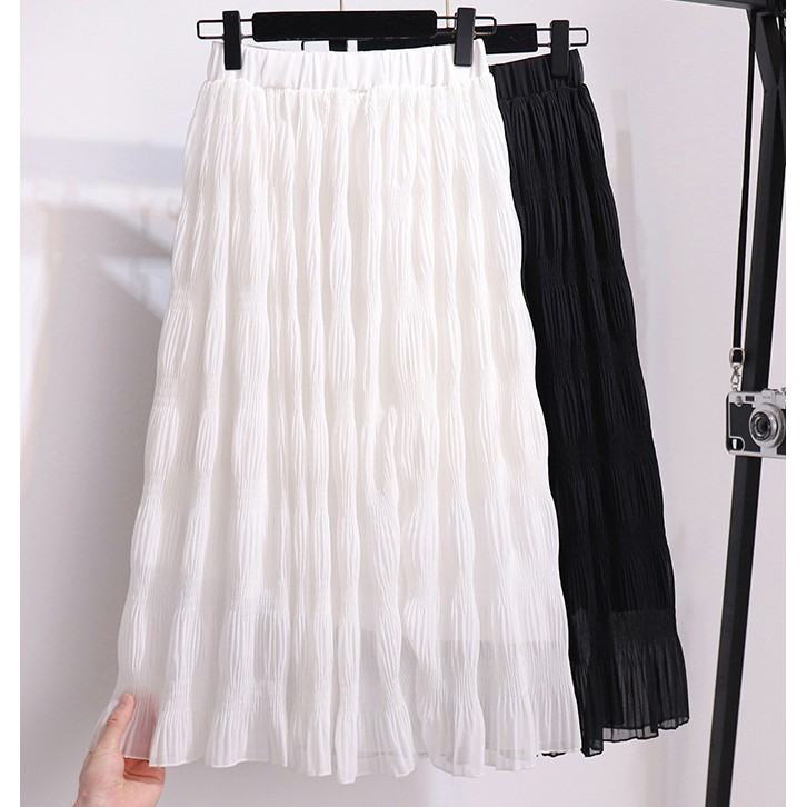 Chân váy xòe dáng dài nhẹ nhàng tinh tế VAY82 Free size