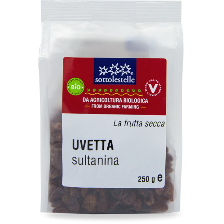 Nho khô Sultana hữu cơ Sottolestelle 250g