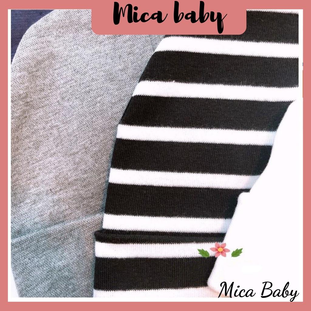 Mũ len chất cotton dệt kim cực đáng yêu cho bé từ 3 tháng-2 tuổi Mica baby MD179