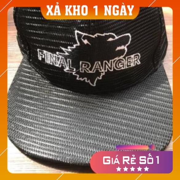 Mũ snapback hip hop màu đen lưới