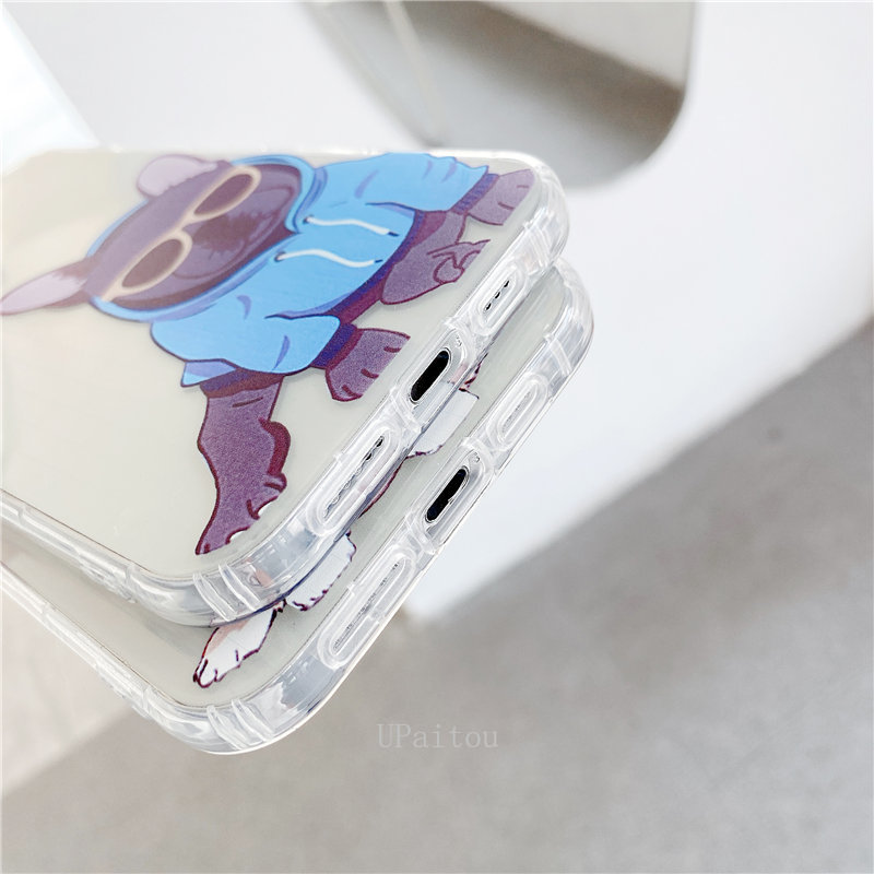 Ốp silicon Trong Suốt Hình Chó Bun Cho Iphone 12 11 Pro Max 12 Mini Se 2020 X Xr Xs Max 8 7 6 6s Plus | BigBuy360 - bigbuy360.vn
