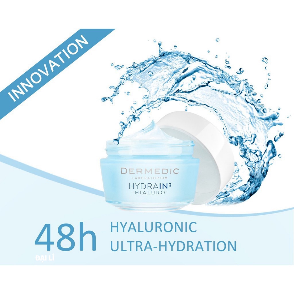 Bộ sản phẩm dưỡng da Dermedic Relief Hydrain Hyaluro For Sensitive Skin