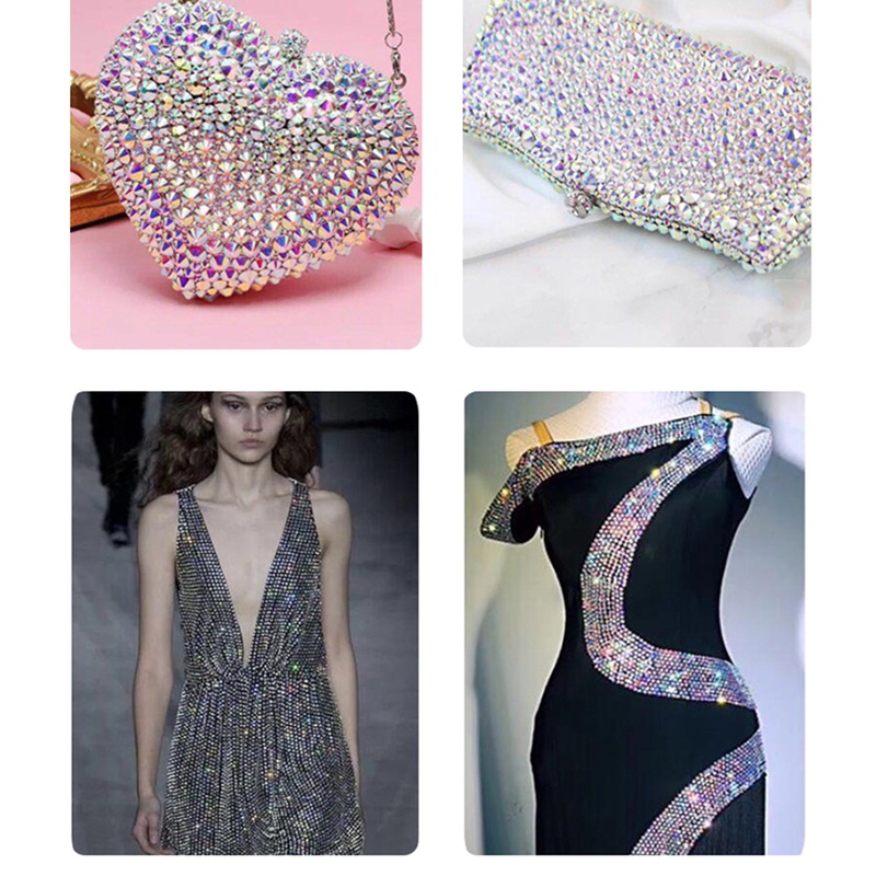 Qiao Túi Hạt Đá Tím SS6-SS20 Bán Chạy