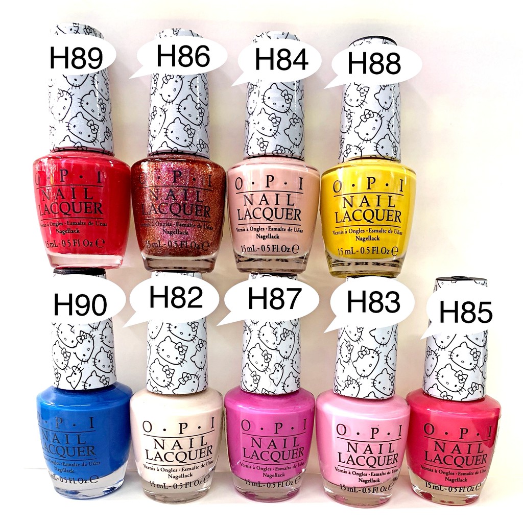 Sơn Móng Tay Opi Kitty Chính Hãng Mỹ USA , Sơn Opi Nắp Đen Và Opi Shine , Phụ Liệu Nail