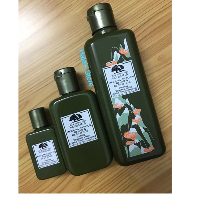 Nước hoa hồng Toner dưỡng da Origins Mega-Mushroom Relief and Resilence