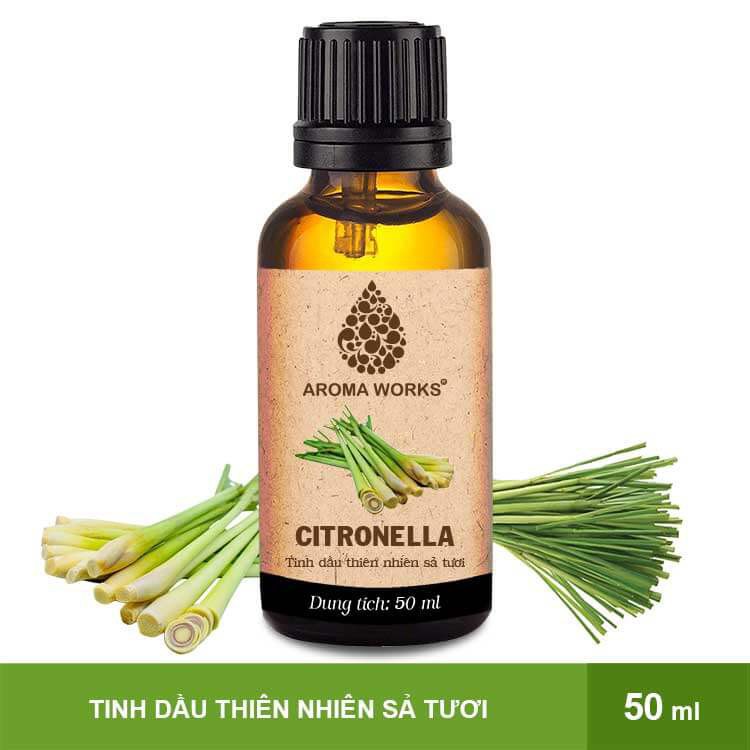 Tinh Dầu Thiên Nhiên Sả Tươi Aroma Works Essential Oils Citronella