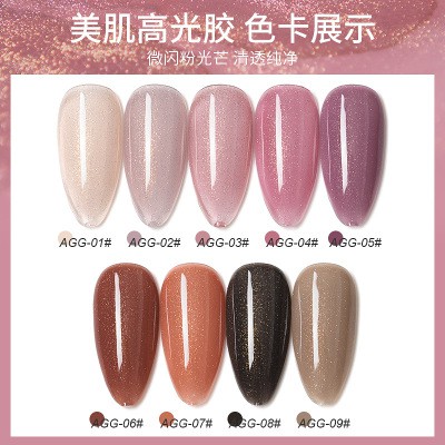 Sơn gel AS bền màu cực kì mướt 15ML (dành cho tiệm nail chuyên nghiệp) - AGG