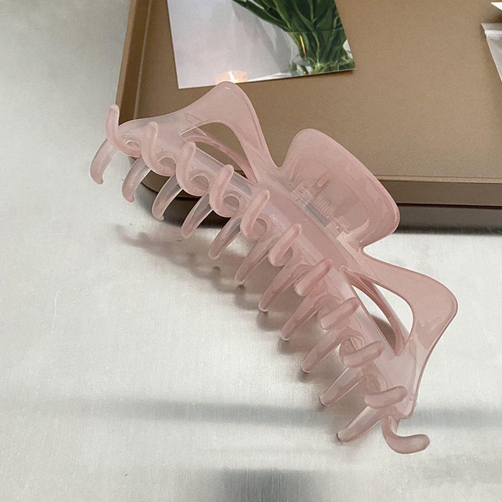 Kẹp Tóc Trong Suốt Phong Cách Hàn Quốc Thanh Lịch Cho Nữ Giá Đỡ