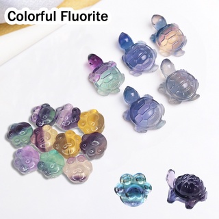 Đá Pha Lê Fluorite Tự Nhiên Mini Nhiều Màu Hình Dạng Dễ Thương Dùng Làm Đồ Thủ Công