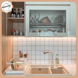 Khổ 100x60cm - Decal gạch bông - Decal ô vuông dán bếp chống thấm/chống dầu mỡ - HN Decor