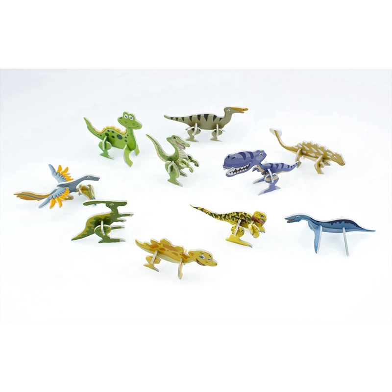 Đồ Chơi Xếp Hình Khủng Long 3d Bằng Gỗ