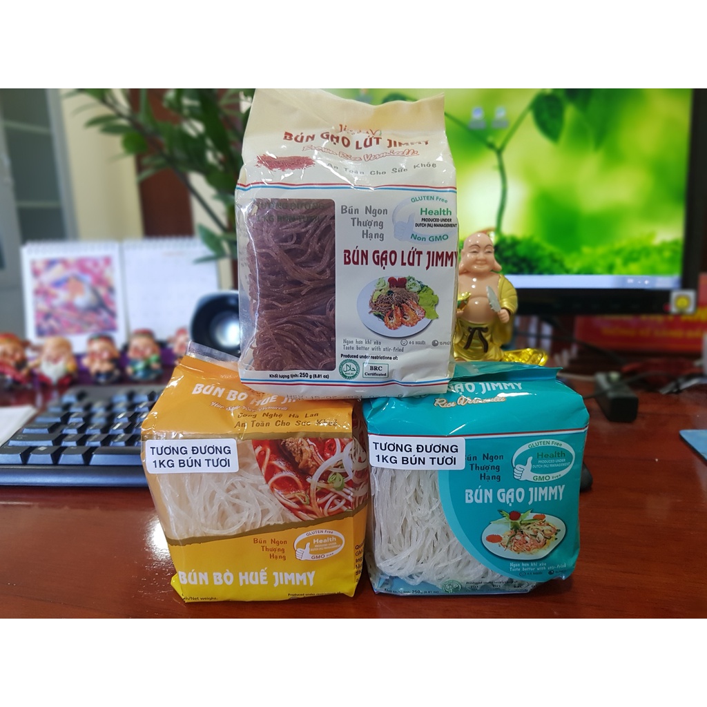 Bún gạo xuất khẩu JIMMY 250g