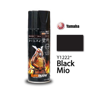 COMBO Sơn Samurai màu đen Mio Y1222 gồm 3 chai đủ quy trình độ bền cao, đẹp (Lót 2K04 – Màu Y1222 - Bóng 2K01)