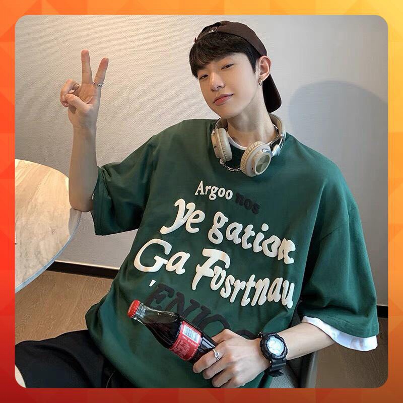 (HCM) ÁO THUN TAY LỠ FORM RỘNG - UNISEX NAM NỮ ĐỀU MẶC ĐƯỢC - THỜI TRANG PHONG CÁCH GENZ CHO CÁC BẠN TRẺ KM FASHION