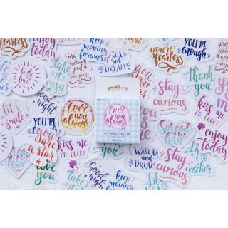 Hình dán Sticker chữ STK009