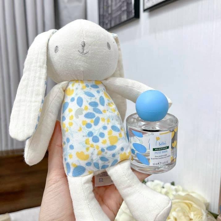 SET Nước Hoa Gấu Klorane - Nước Hoa Trẻ Em Tặng Kèm Thỏ Bông Bebe Pháp 50ML - hangxachtaybaoanshop