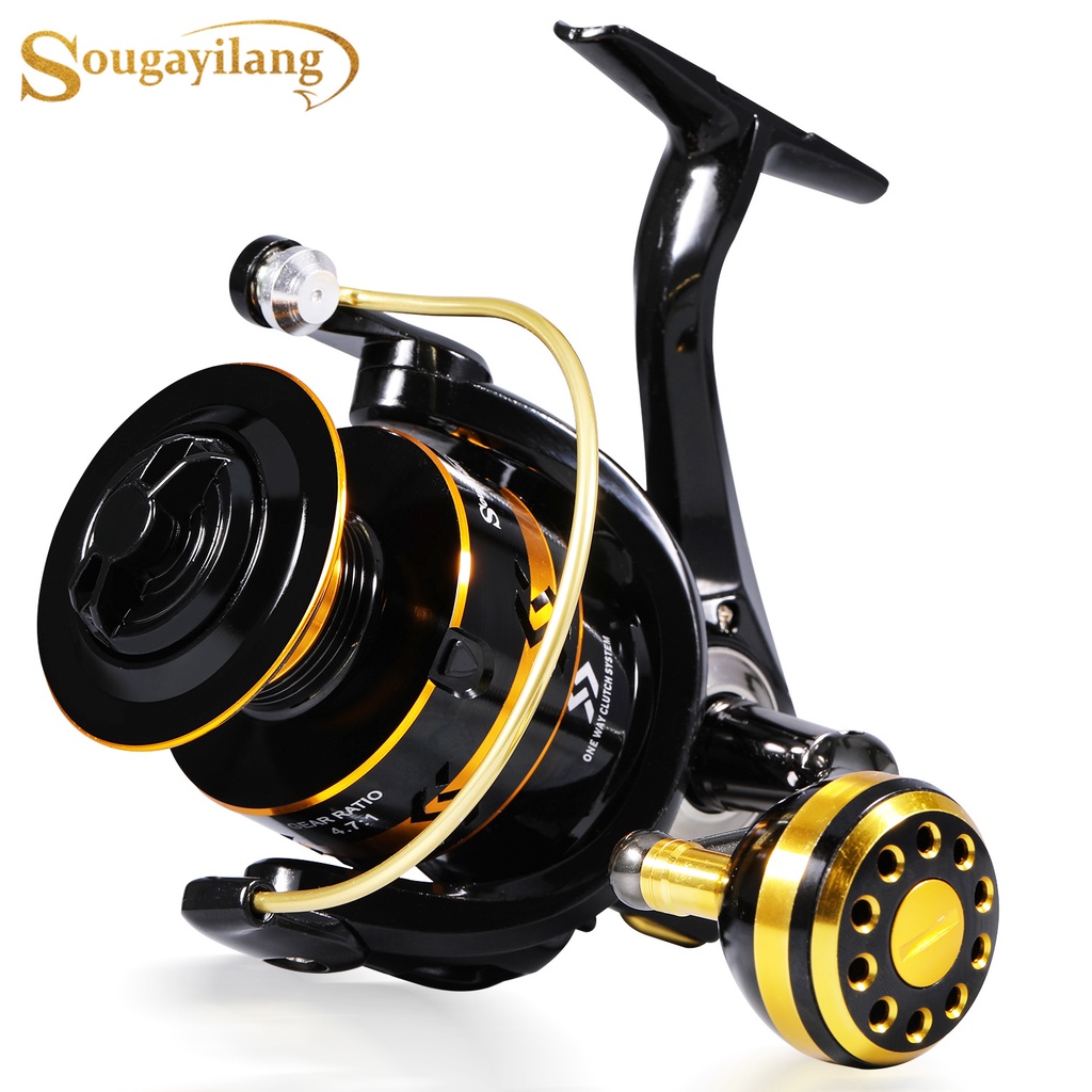 Máy Cây Dọc Sougayilang 2 Màu 12 + 1BB Kích Thước 2000-7000 Với Ống Hợp Kim Nhôm CNC