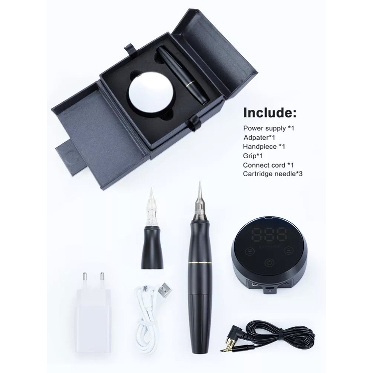 [ CHÍNH HÃNG ] Máy Pen 2 Đầu  Biomaser P60 ( bao gồm nguồn)