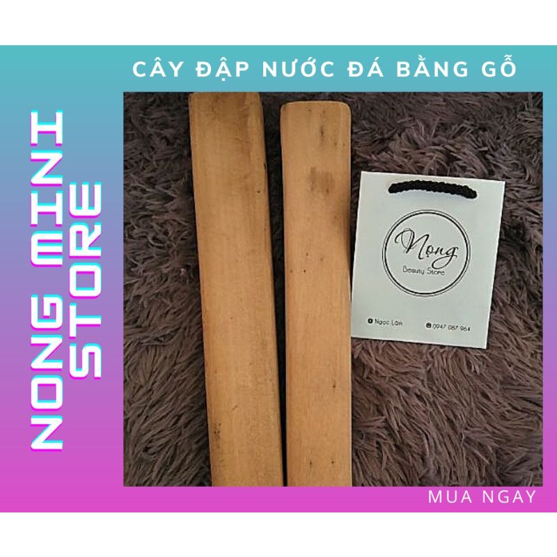 Hàng độc quyền - Cây Chài Đập Nước Đá Bằng Gỗ | BigBuy360 - bigbuy360.vn