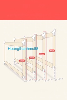 Thanh chắn giường cao cấp cao 90cm