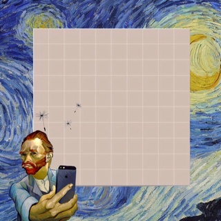 Set giấy note, giấy ghi chú Vincent Van Gogh {Starry Night}