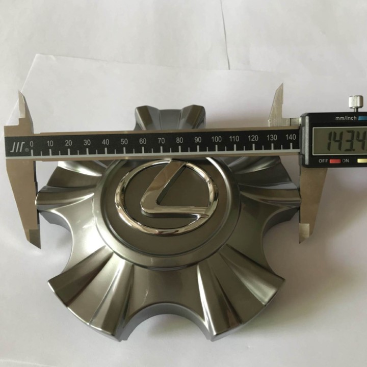 Logo chụp mâm, ốp lazang bánh xe ô tô Lexus LX460, LX470, LX570 - TY-119