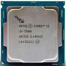 CPU intel I5 - 7500+7400 Tray không box+tản