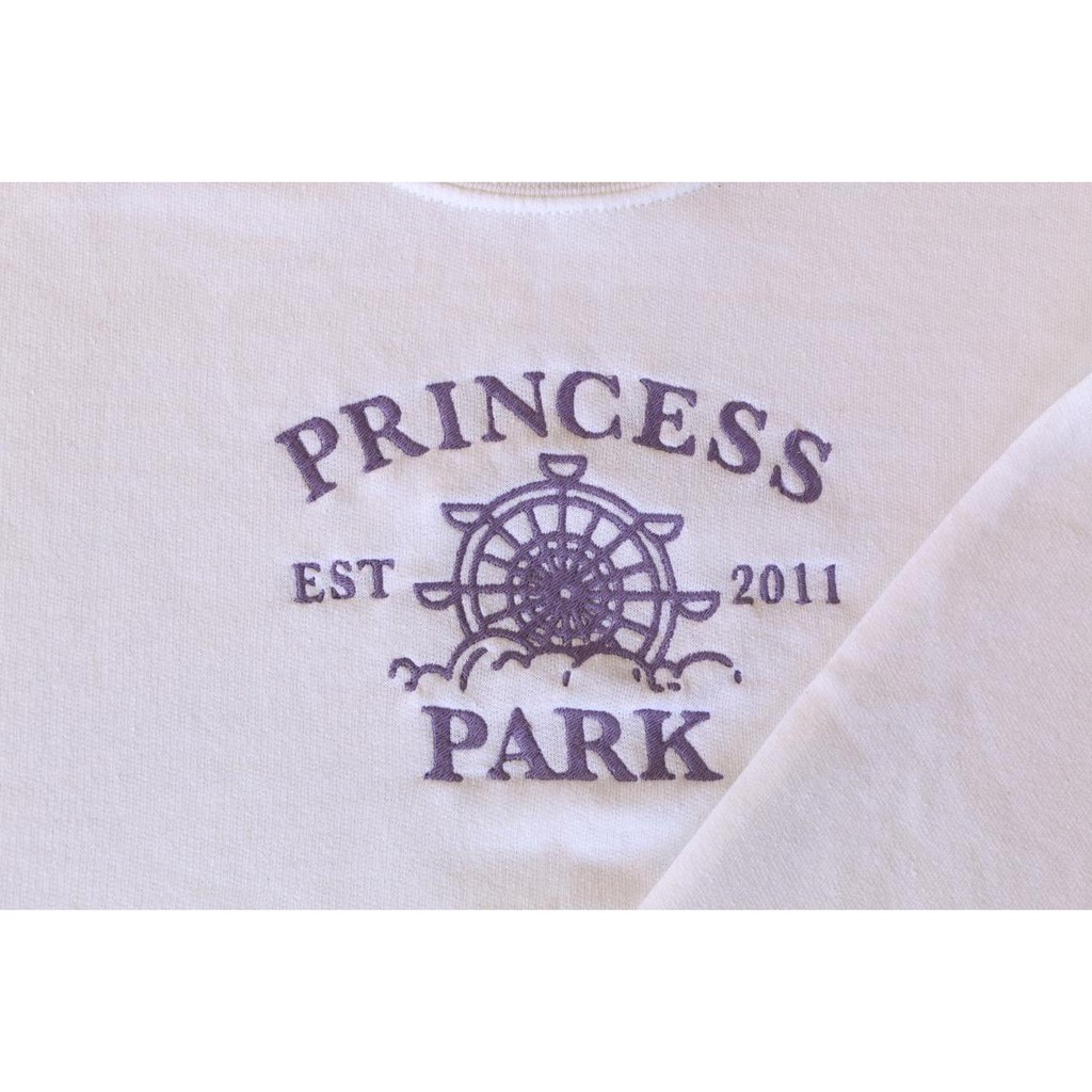 Áo thun thêu cotton unisex PRINCESS PARK