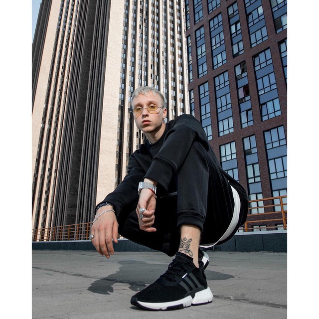 GIÀY THỂ THAO NAM NỮ NMD RACER PRIMEKNIT ASH GREY BLUE