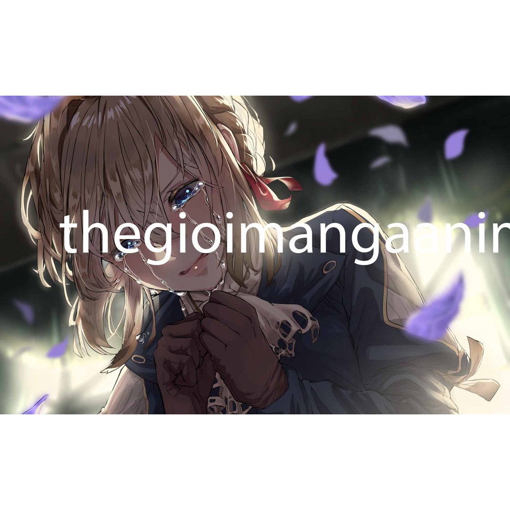 Tấm Postcard A5 cao cấp Violet Evergarden anime chibi ảnh đẹp nhiều mẫu quà tặng độc đáo