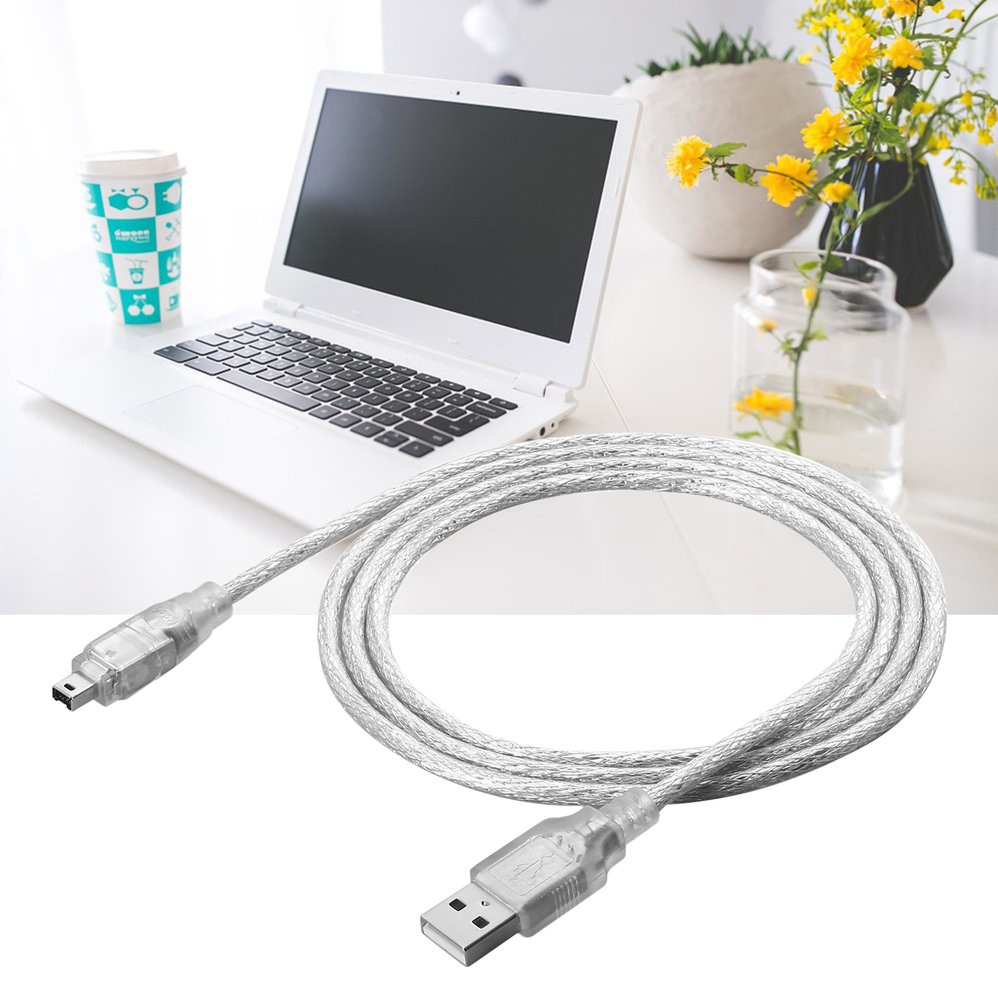 Cáp Chuyển Đổi 1.2m Usb 2.0 Sang Firewire Ieee 1394 4 Pin Male I