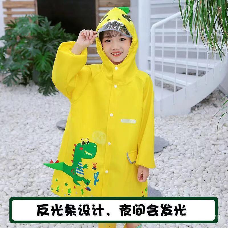 Áo Mưa Trẻ Em Bé Trai Và Bé Gái Hoạt Hình Dễ Thương Cho Bé Poncho Sinh Viên Áo Mưa Mẫu Giáo Đơn Poncho Dày