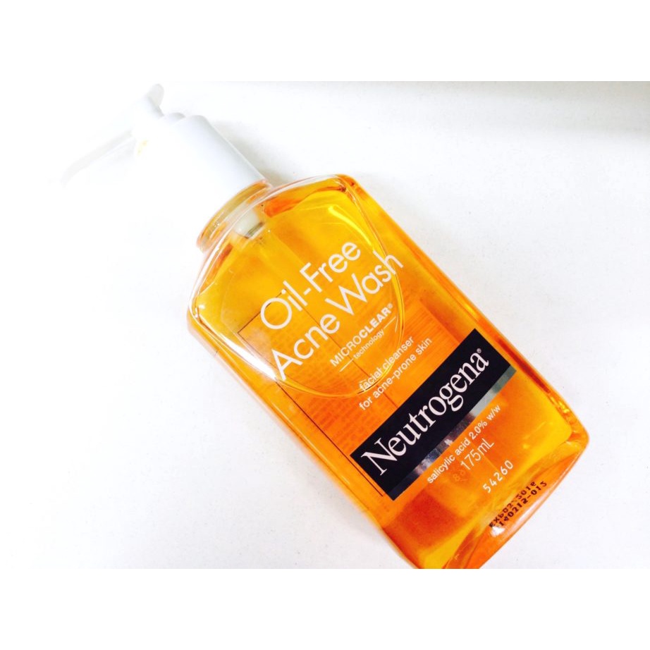 Sửa Rửa Mặt Dành Cho Da Dầu Ngừa Mụn Neutrogena oil-free acne wash facial cleanser for acne-prone skin