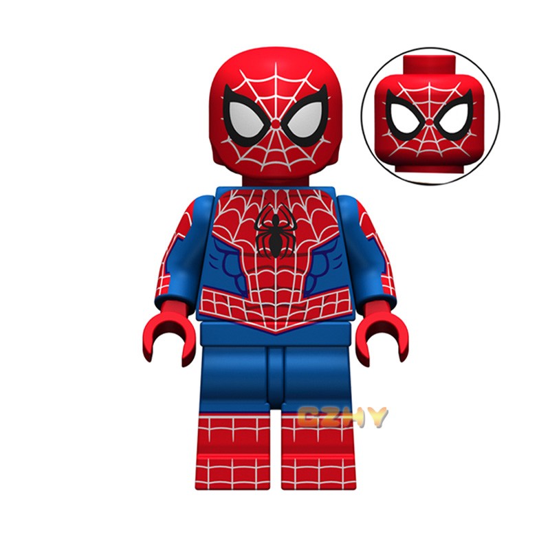 Mô Hình Đồ Chơi Lắp Ráp Siêu Anh Hùng Nhện Mini Cho Bé