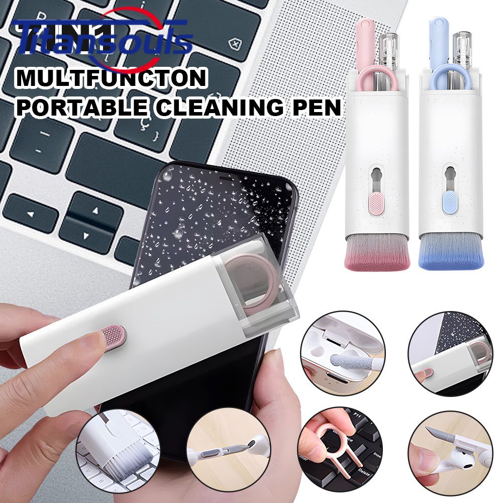 Sẵn Sàng✅7 Trong 1 Đa Chức Năng Tai Nghe Bluetooth Bút Vệ Sinh Di Động Tai Nghe Nhét Tai Bụi Bộ Máy Tính Điện Thoại Di Động tai Nghe Airpods Pro Cao Cấp TTS