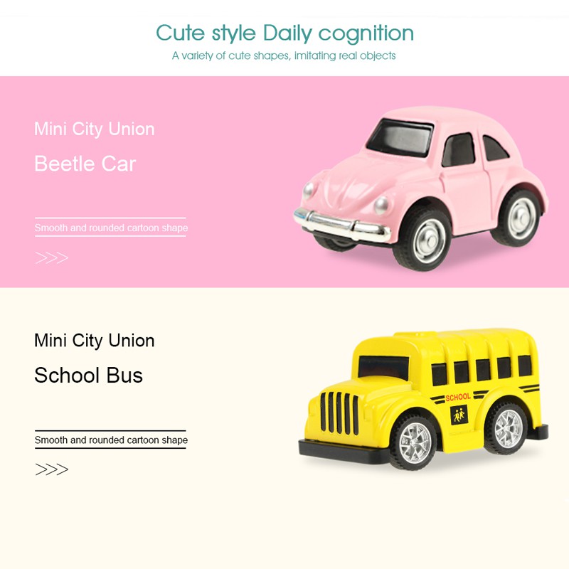 Coolplay Set 8 xe đồ chơi mini bằng hợp kim cho bé