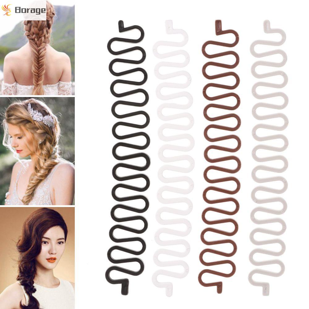 [Hàng mới về] Dụng cụ tết tóc nhiều màu bắt mắt tiện dụng dành cho nữ
