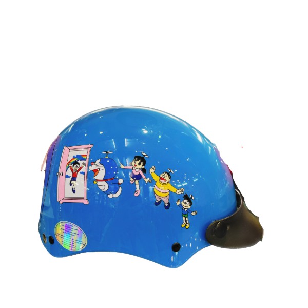 Mũ trẻ em không kính doraemon xanh