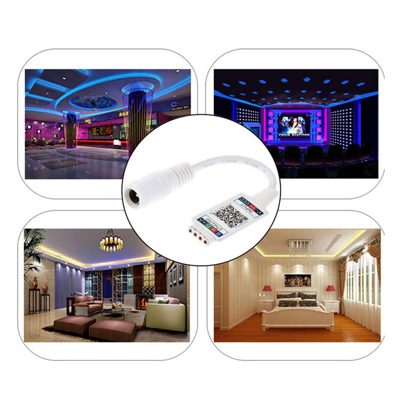 Bộ Điều Khiển Dây Đèn Led Rgb Dc 5-24v Cho 3528 5050 | BigBuy360 - bigbuy360.vn