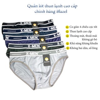 [Hàng Loại 1] Quần Lót Nam Thun Lạnh Cao Cấp, Quần Sịp Co Giãn 4 Chiều, Thoáng Mát, Kháng Khuẩn,Đồ lót nam