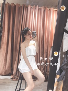 Jum voan lụa cúp ngực