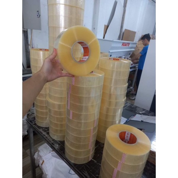 [ sale sốc] băng keo đóng hàng 1kg/ cuộn siêu dày siêu dai lõi mỏng