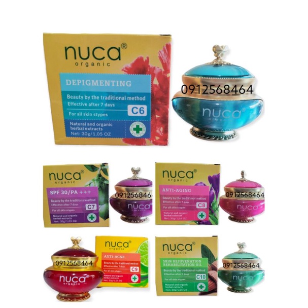 Kem Nuca 30g Dưỡng Trắng Da Ngăn Ngừa Nám Tàn Nhang Đồi Mồi