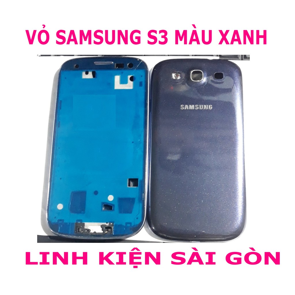 VỎ SAMSUNG S3 MÀU XANH